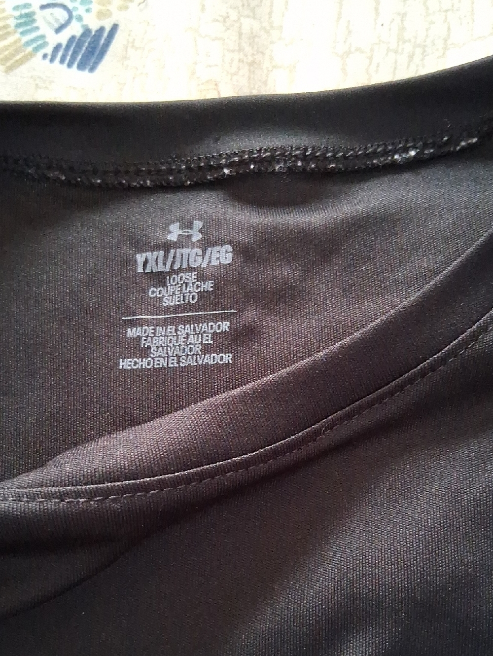 Under Armour Black Performance Logo T-Shirt - Picture 5 of 8